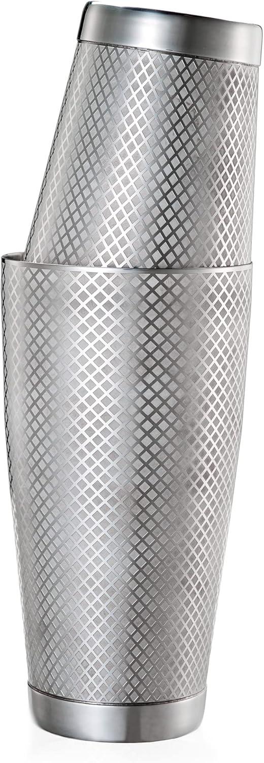 image:imageBarfly Diamond Lattice Shaker Set Antique CopperStainless Steel
