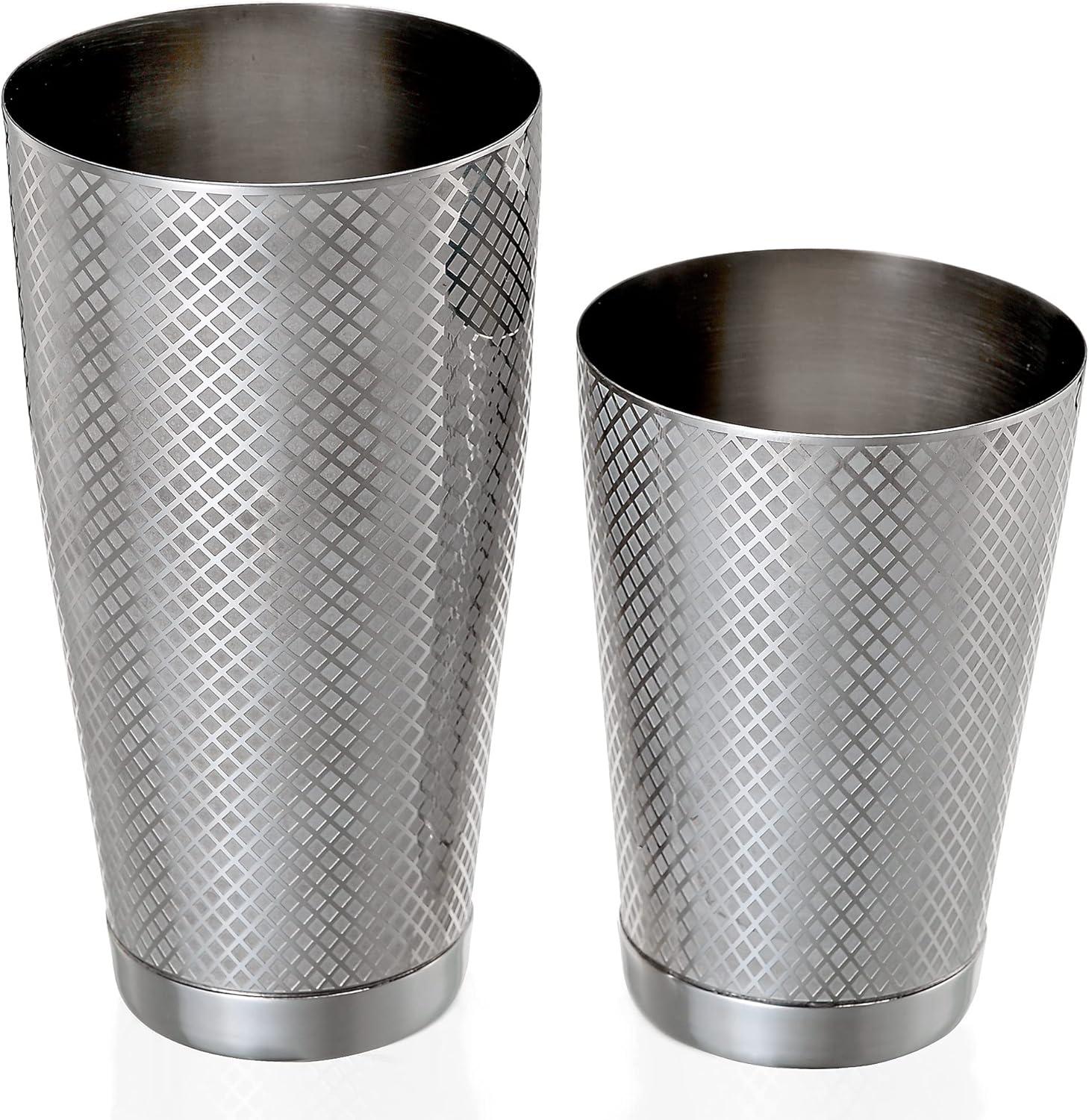 image:imageBarfly Diamond Lattice Shaker Set Antique CopperStainless Steel