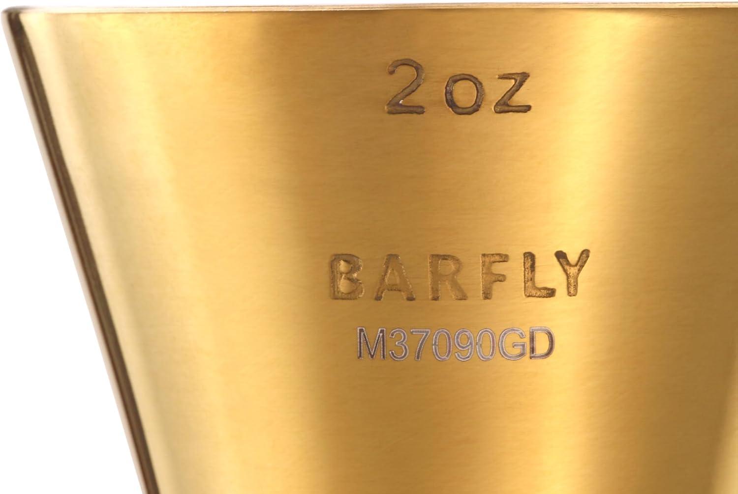 image:imageBarfly Japanese Style Jigger 12 oz x 34 oz StainlessGold