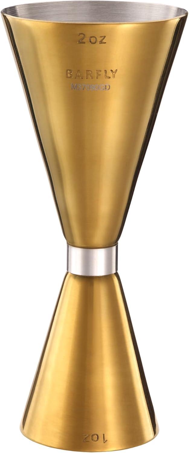 image:imageBarfly Japanese Style Jigger 12 oz x 34 oz StainlessGold