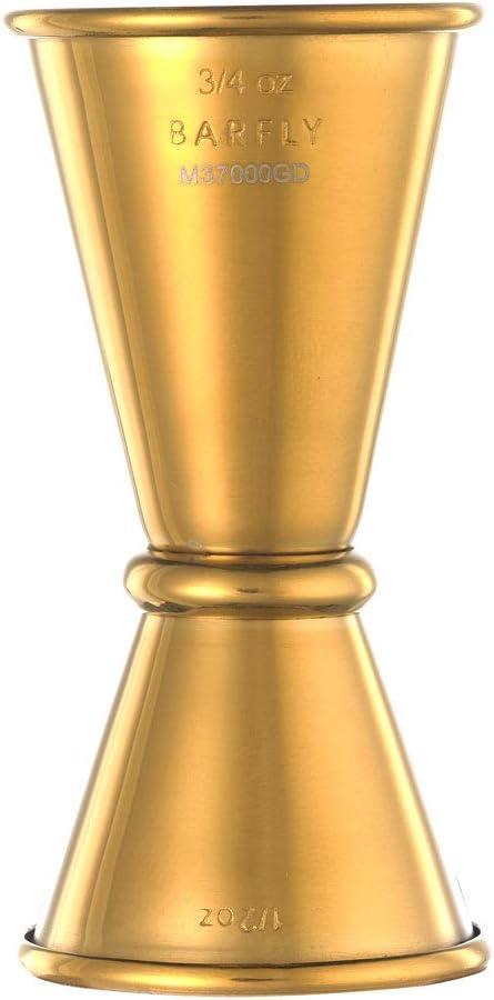image:imageBarfly Japanese Style Jigger 12 oz x 34 oz StainlessGold