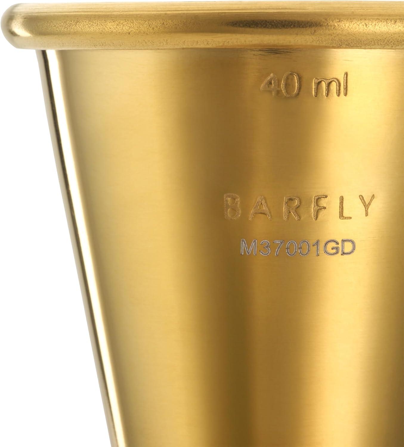 image:imageBarfly Japanese Style Jigger 12 oz x 34 oz StainlessGold
