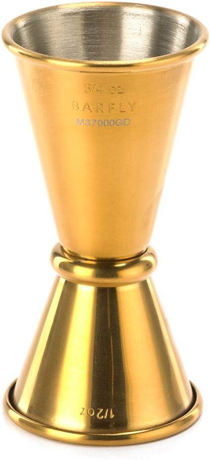 image:imageBarfly Japanese Style Jigger 12 oz x 34 oz StainlessGold