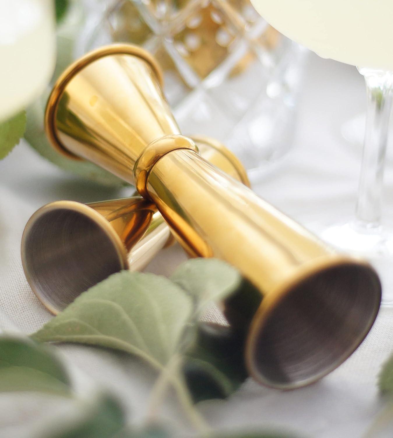 image:imageBarfly Japanese Style Jigger 12 oz x 34 oz StainlessGold