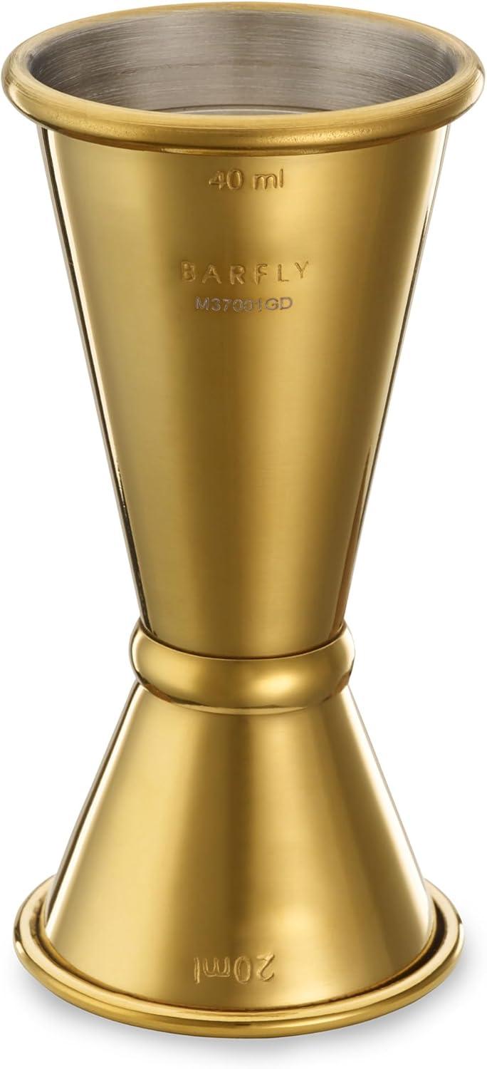 image:imageBarfly Japanese Style Jigger 12 oz x 34 oz StainlessGold
