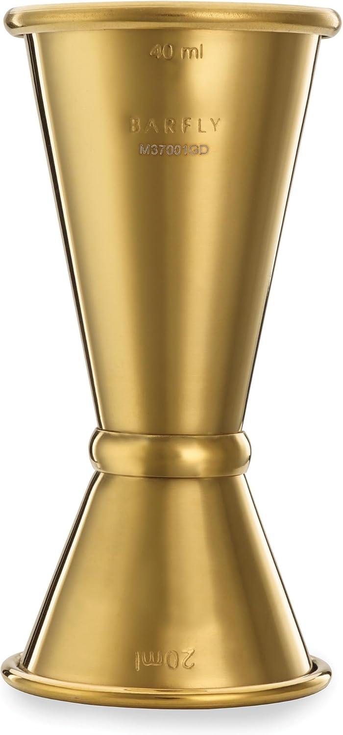 image:imageBarfly Japanese Style Jigger 12 oz x 34 oz StainlessGold