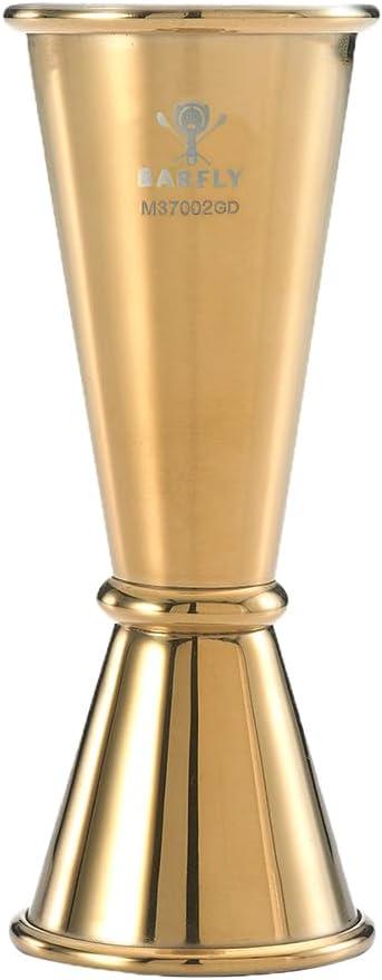 image:imageBarfly Japanese Style Jigger 12 oz x 34 oz StainlessGold