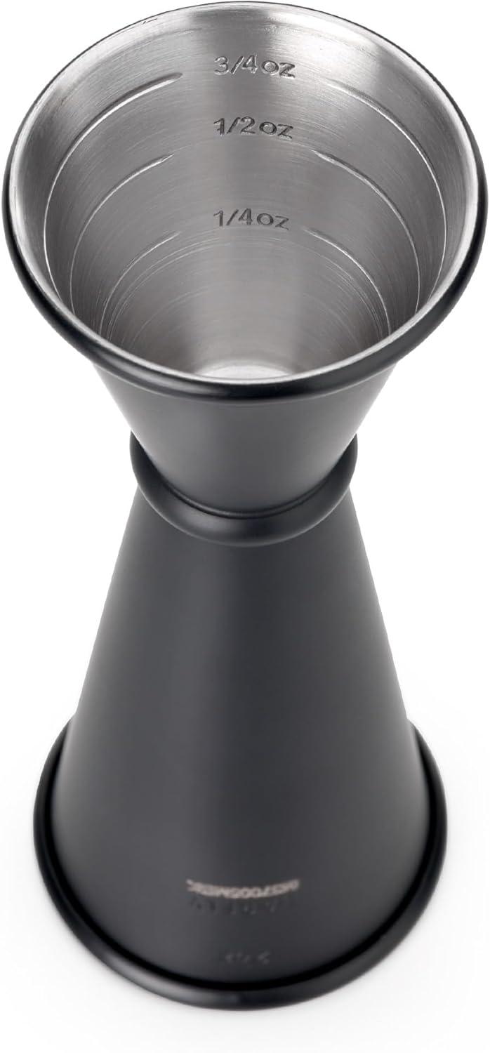 image:imageBarfly Japanese Style Jigger 12 oz x 34 oz StainlessMatte Black