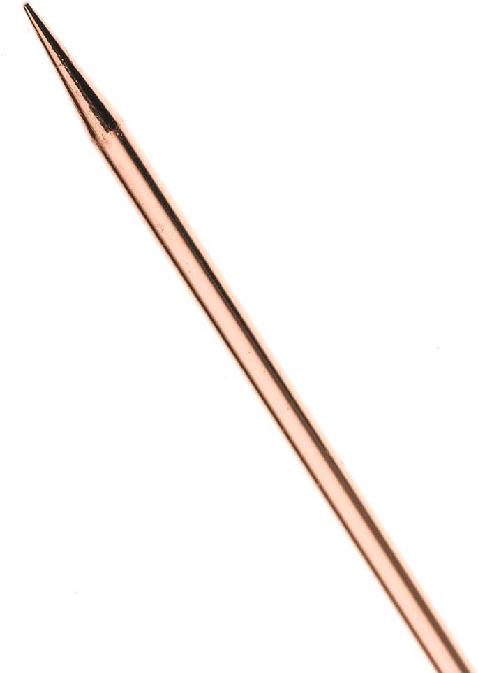 image:imageBarfly M37031CP Cocktail Pick Circle Top 425 inch Copper pack of 12Copper Circle Top