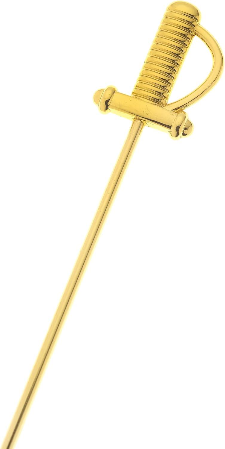image:imageBarfly M37031CP Cocktail Pick Circle Top 425 inch Copper pack of 12Gold Sword Top