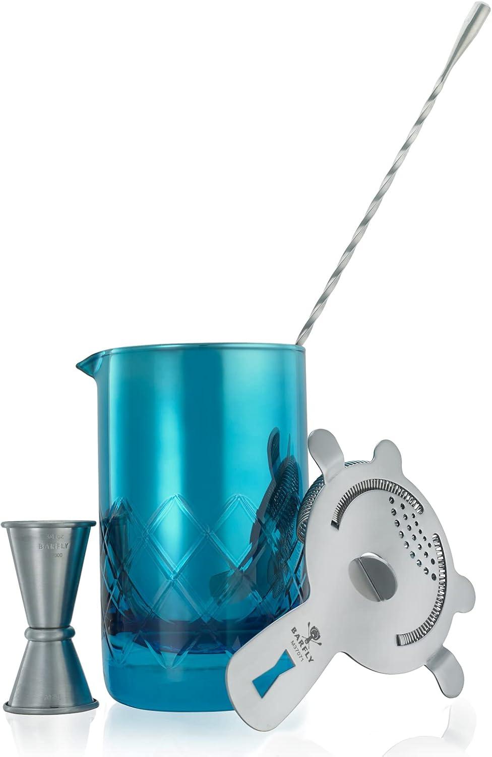 image:imageBarfly Mixing Glass Blue 17 Oz 500 Ml