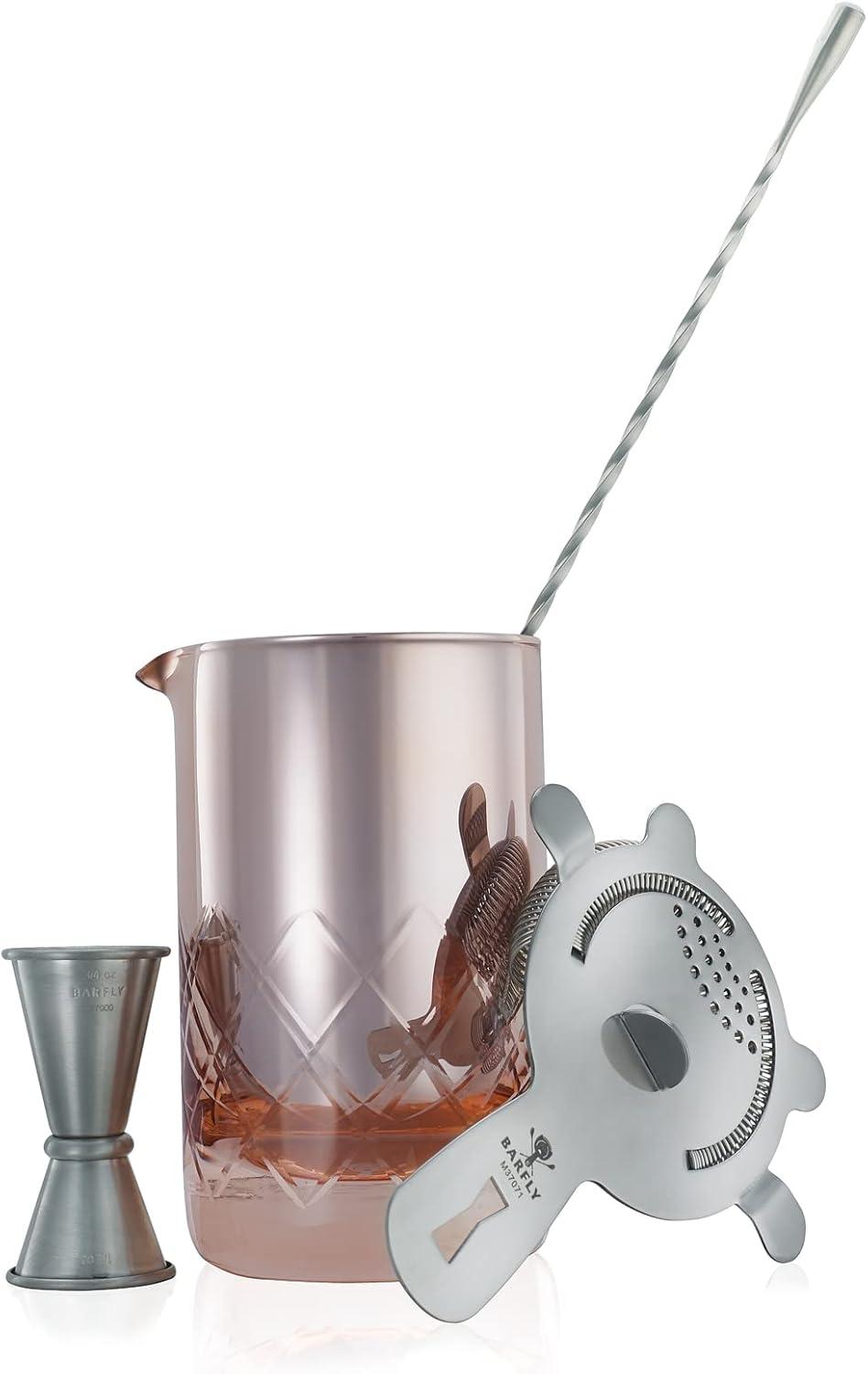 image:imageBarfly Mixing Glass Rose 17 Oz 500 Ml