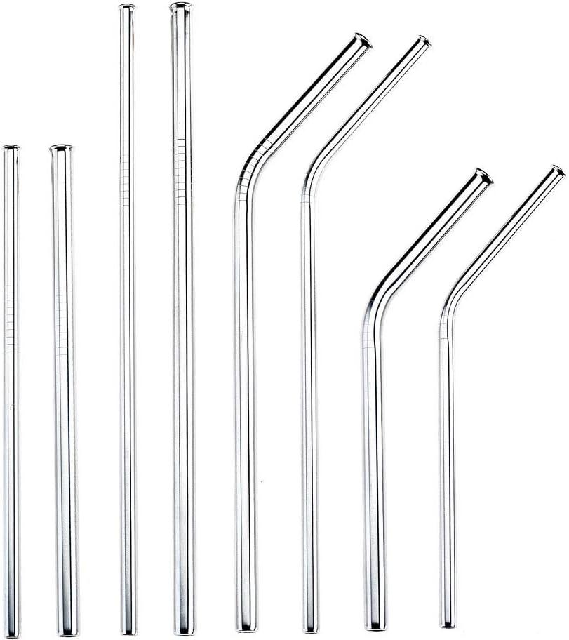 image:imageBarfly Stainless Steel Straw 8 12 14 Diam Curved1 Count Pack of 1