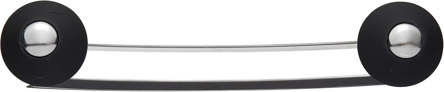 image:imageMercer Culinary Double Blade Rocking Mezzaluna Knife with 2 Knob Handles 8 Inch Stainless SteelStainless