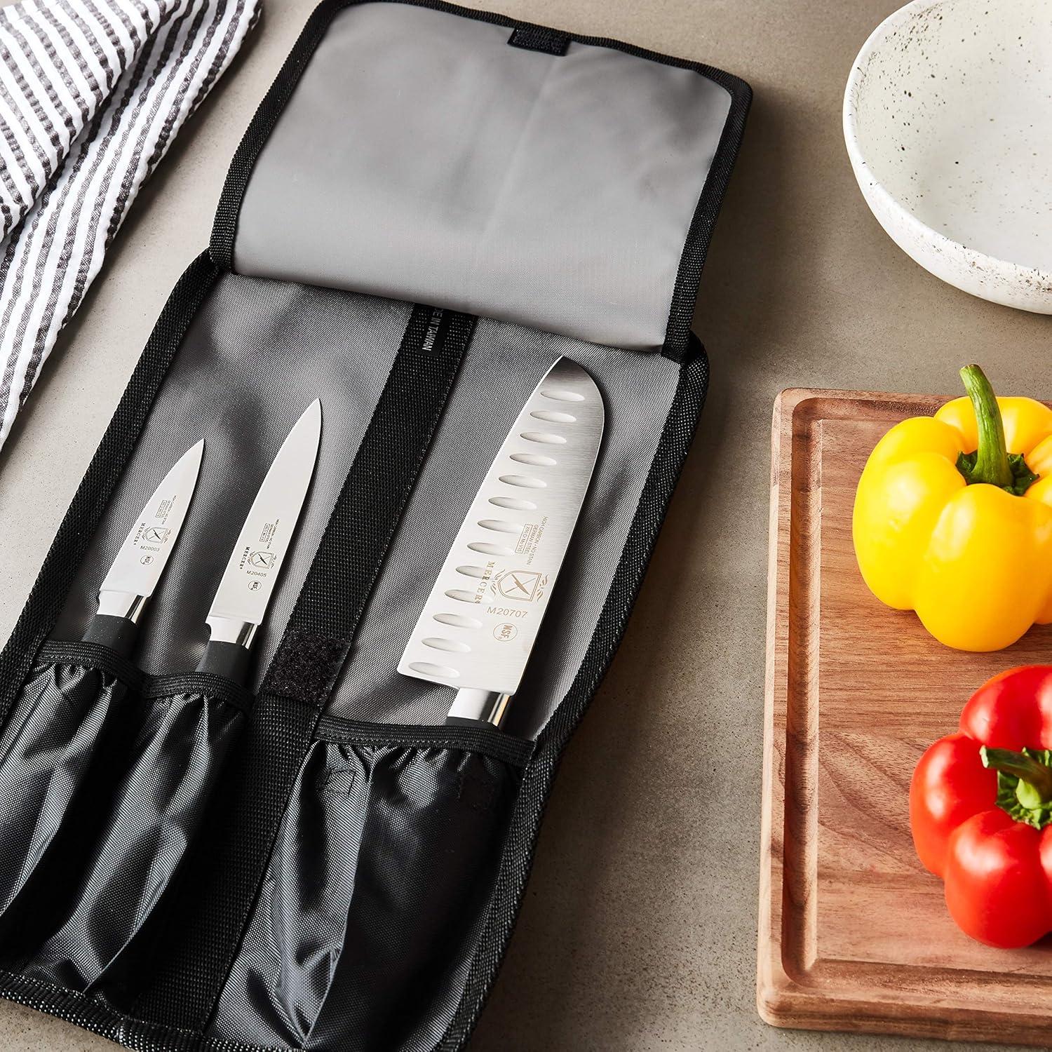 image:imageMercer Culinary Genesis 7Piece Forged Steak Knife Set SteelBlackForged Starter Set 4Piece
