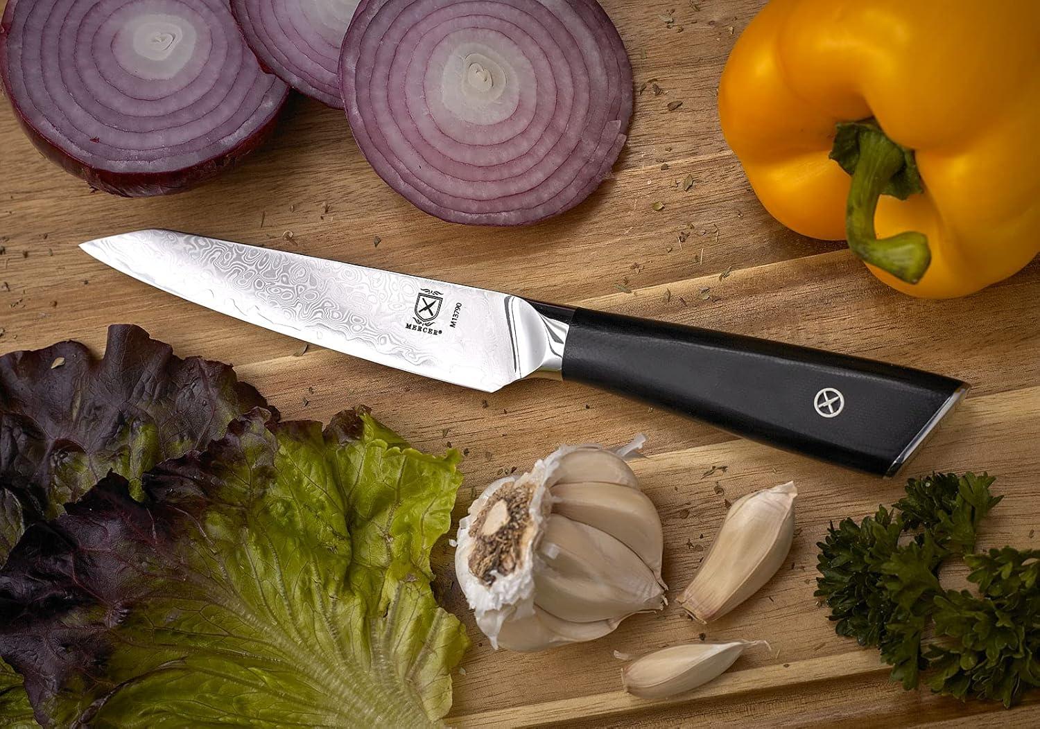 image:imageMercer Culinary M13790 Premium Grade Super Steel 5Inch Utility Knife G10 Handle