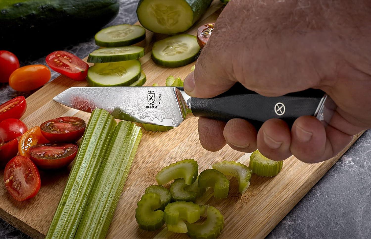 image:imageMercer Culinary M13790 Premium Grade Super Steel 5Inch Utility Knife G10 Handle