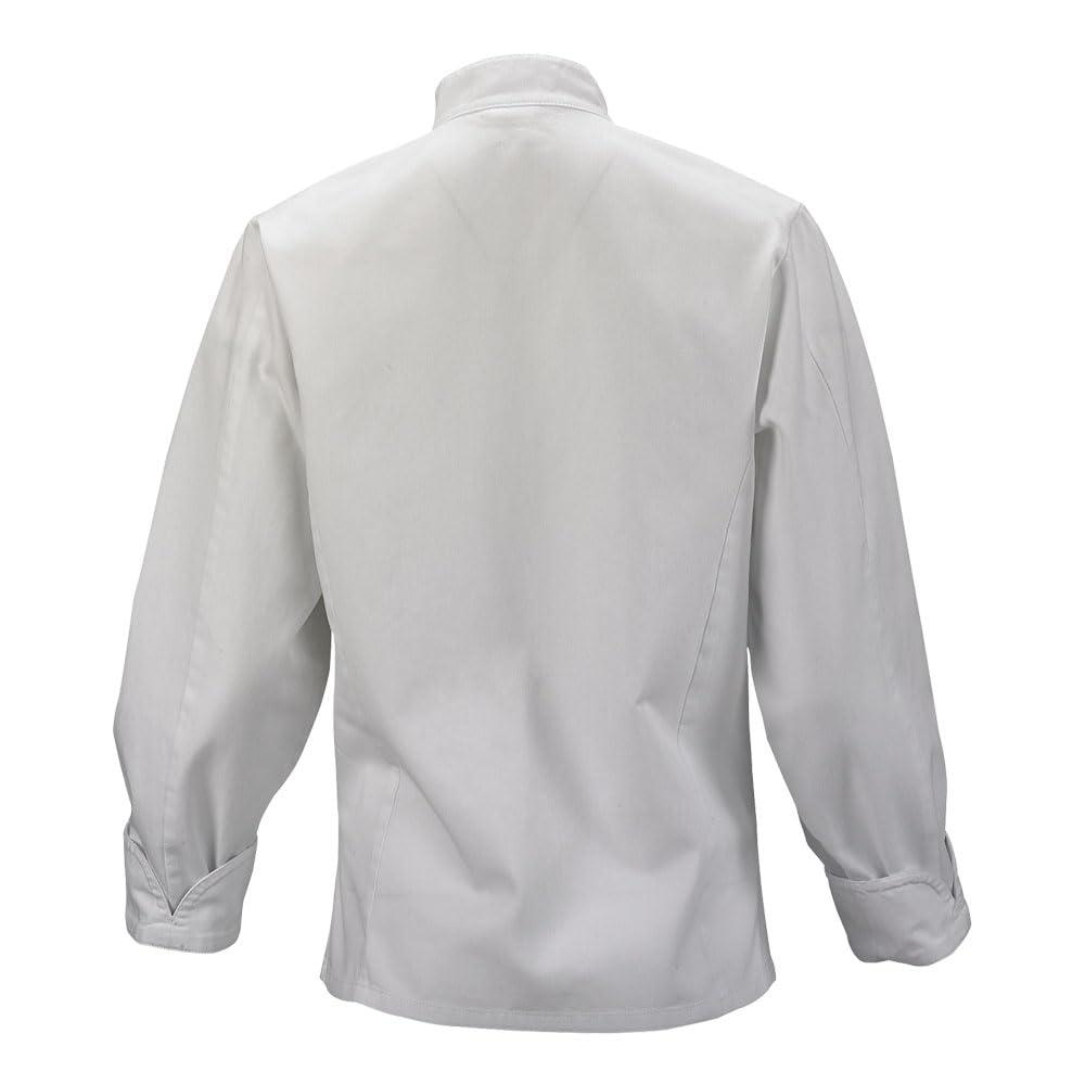 image:imageMercer Culinary M60020RD1X Millennia Womens Cook Jacket with Traditional Button XLarge RedWhite