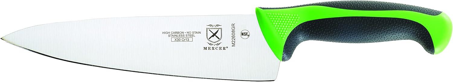 image:imageMercer Culinary Millennia 5Piece Magnetic Board Set Rubberwood White HandlesGreen Handles
