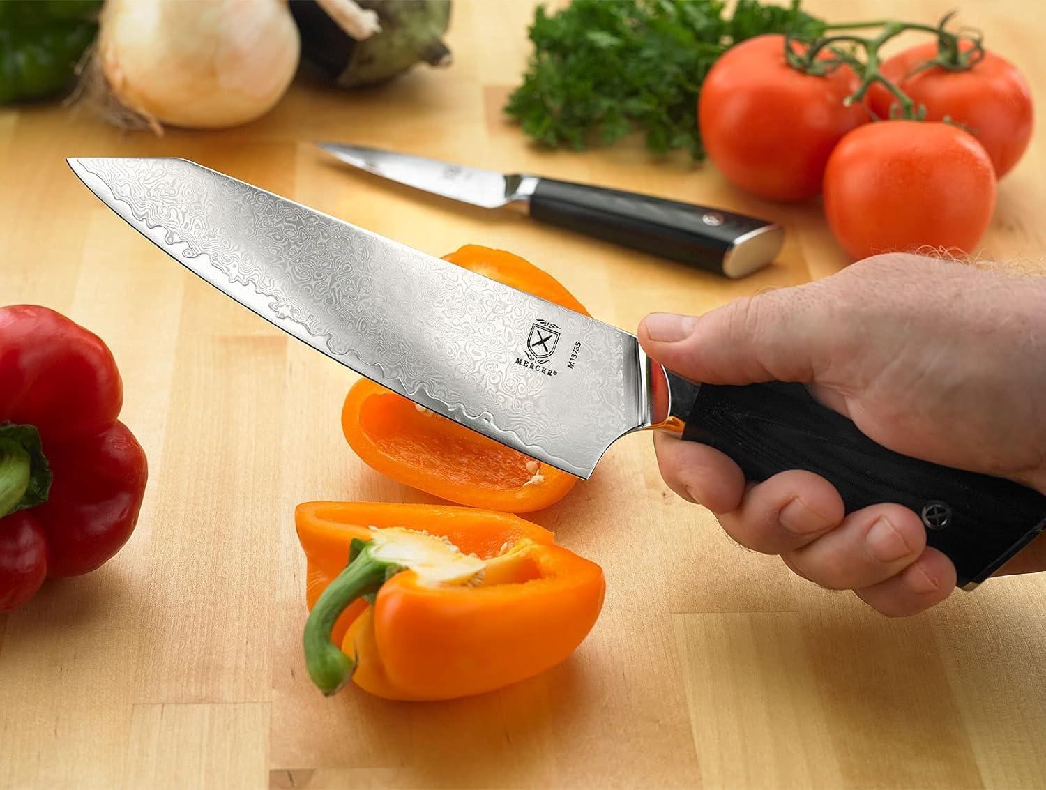 image:imageMercer Culinary Premium Grade Super Steel 8Inch Chef and 35Inch Paring Knife Set G10 Handles8Inch Chef and 35Inch Paring Knife