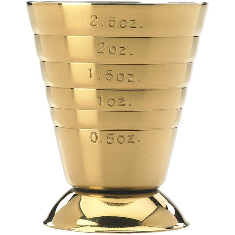 image:imageBarfly Bar Measuring Cup 25 oz Gun Metal BlackGold