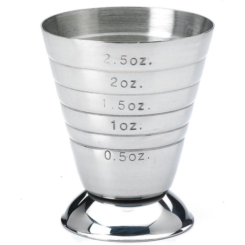 image:imageBarfly Bar Measuring Cup 25 oz Gun Metal BlackStainless Steel