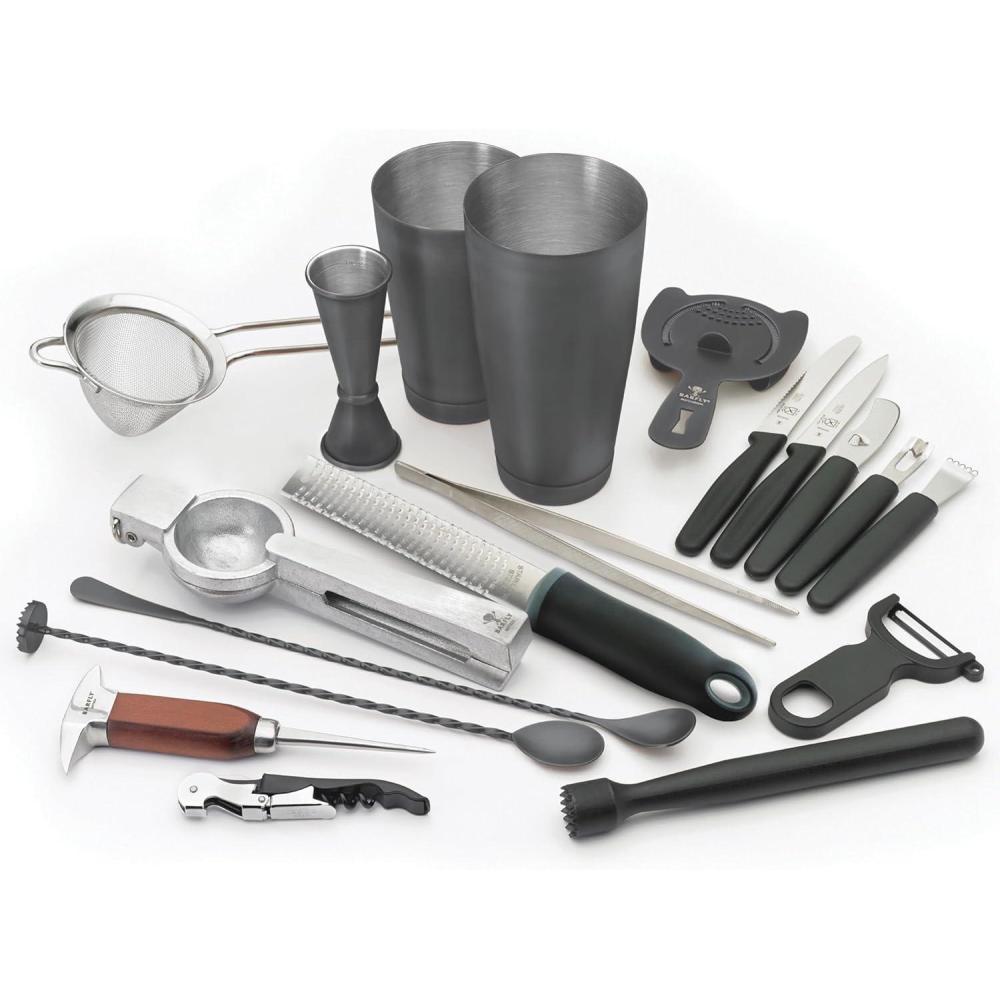 image:imageBarfly Cocktail Set 12Piece Deluxe GoldMatte Black