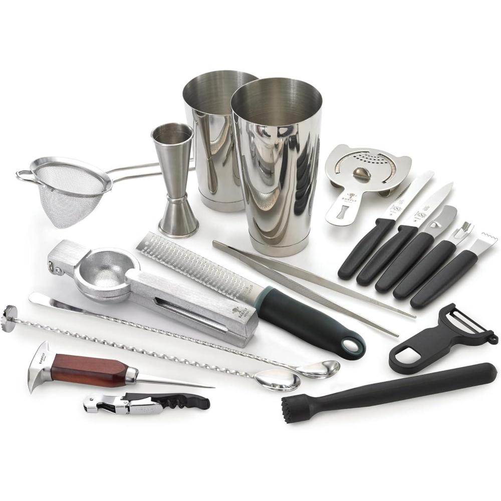 image:imageBarfly Cocktail Set 12Piece Deluxe GoldStainless Steel