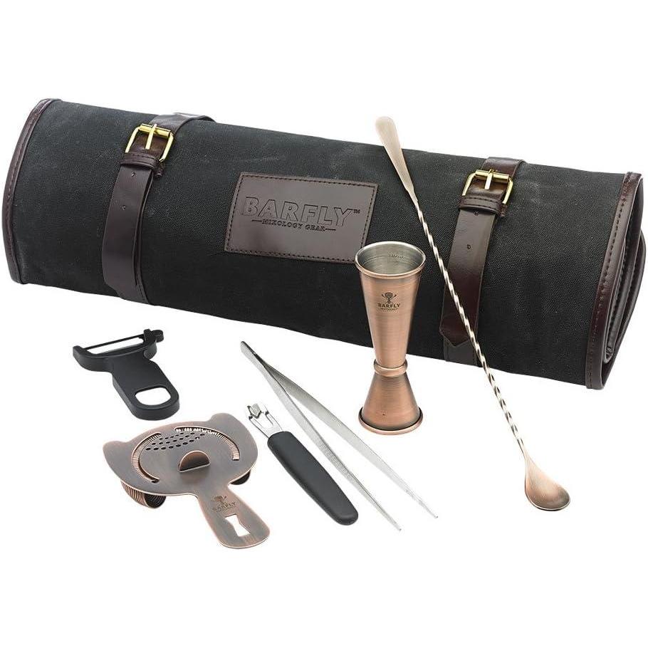 image:imageBarfly Cocktail Set 7Piece Essentials CopperAntique Copper
