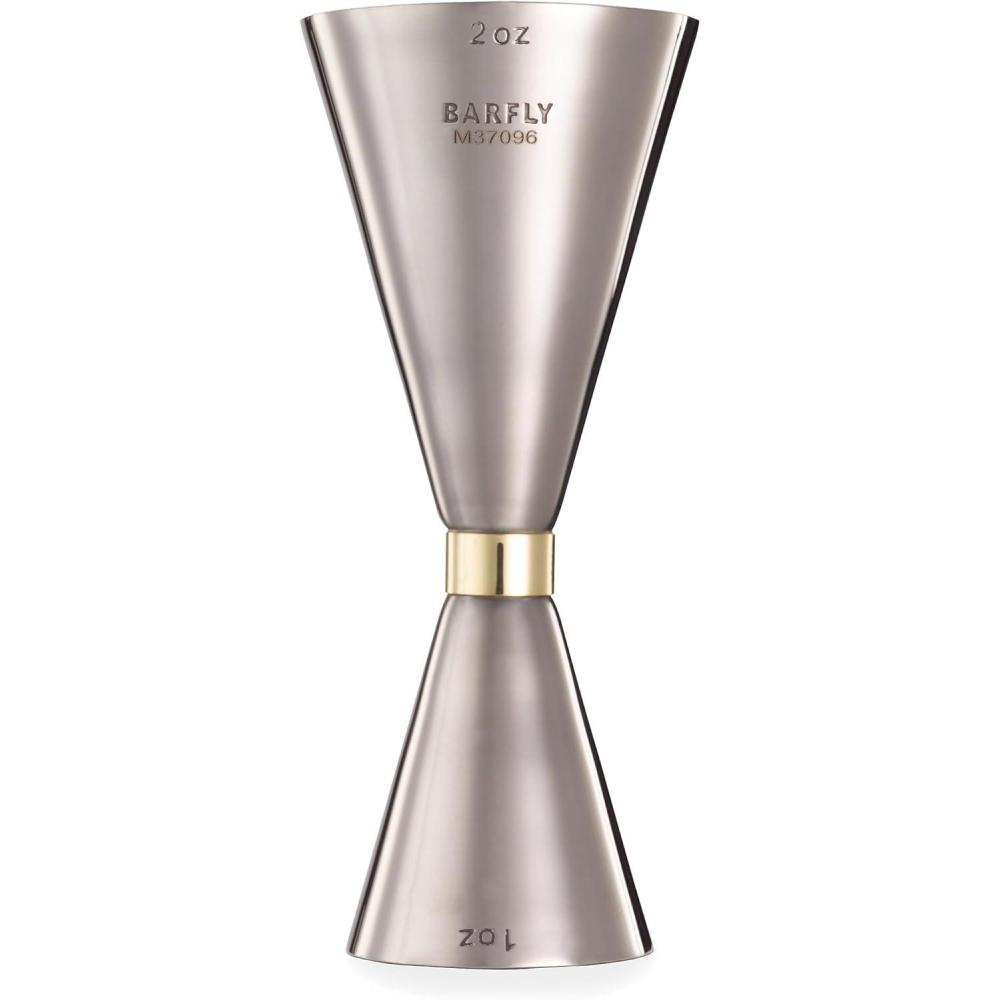 image:imageBarfly Japanese Style Jigger 12 oz x 34 oz StainlessBanded