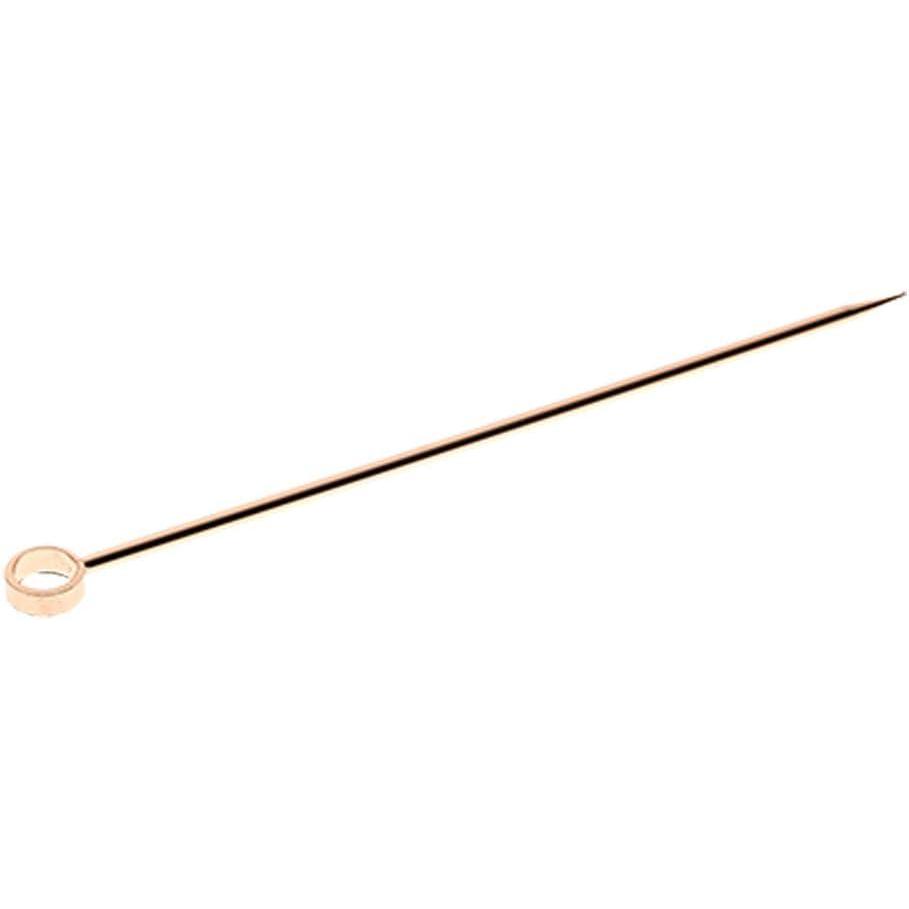 image:imageBarfly M37031CP Cocktail Pick Circle Top 425 inch Copper pack of 12Copper Circle Top