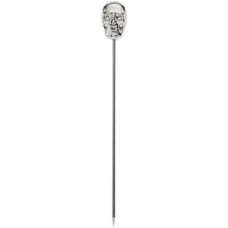 image:imageBarfly M37031CP Cocktail Pick Circle Top 425 inch Copper pack of 12Stainless Steel Skull Top