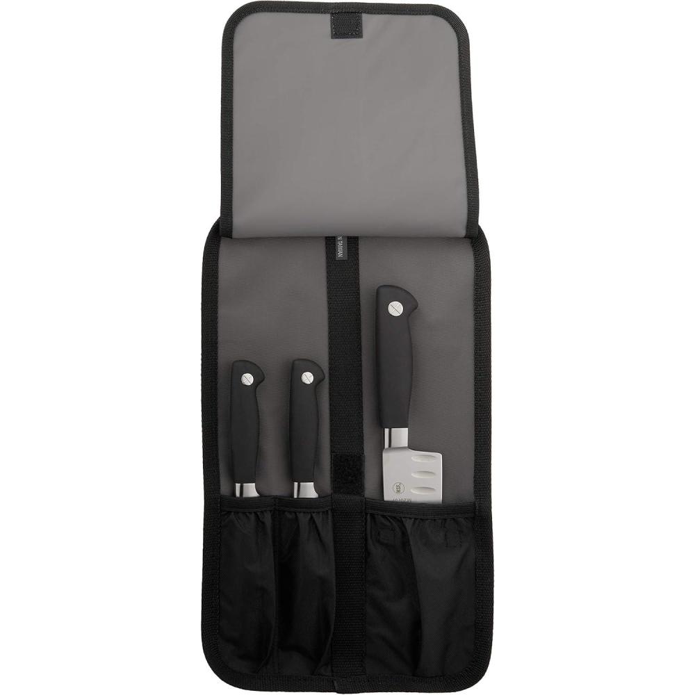 image:imageMercer Culinary Genesis 7Piece Forged Steak Knife Set SteelBlackForged Starter Set 4Piece