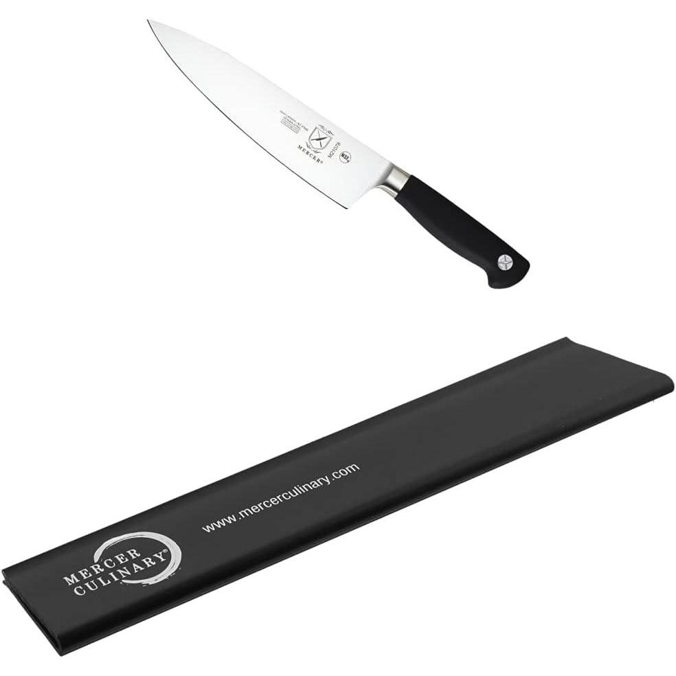 image:imageMercer Culinary Genesis 8Inch Short Bolster Chefs Knife and Knife Guard