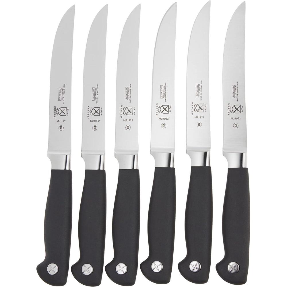 image:imageMercer Culinary Genesis Steak Knife Set SerratedHigh Carbon5InchPlain Edge