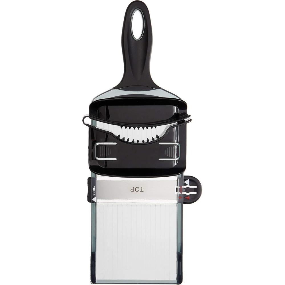image:imageMercer Culinary Julienne Hand Slicer BlackHand Slicer Dual Thickness
