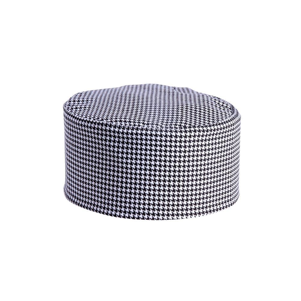 image:imageMercer Culinary M60075HT Hounds Tooth Skull Cap with No MeshStandard  Hounds Tooth