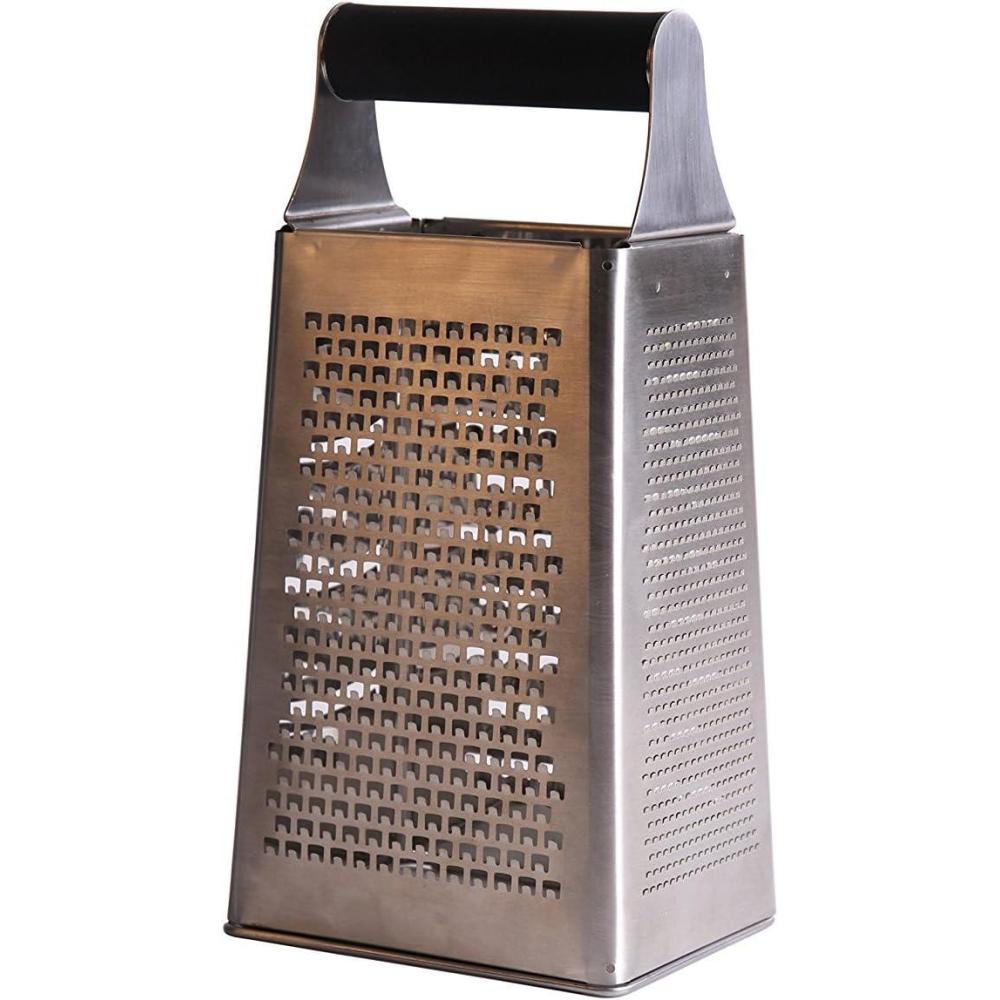 image:imageMercer Culinary Mercer Grates 4 Sided Acid Etched Box GraterBlack