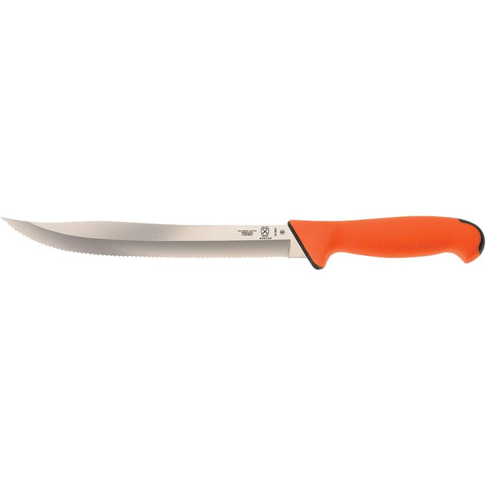image:imageMercer Culinary Mercer Sport M13801 Fishing Knife 9 Utility Fishing Slicer Scalloped Orange