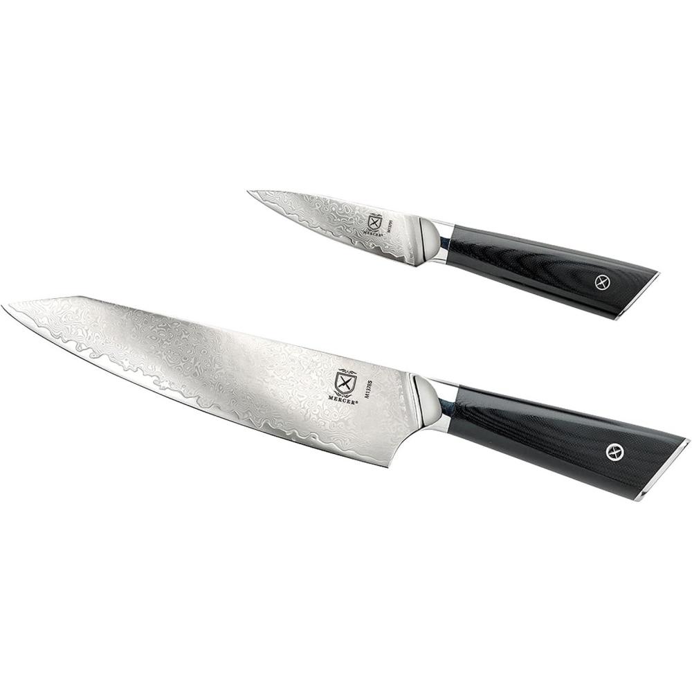 image:imageMercer Culinary Premium Grade Super Steel 8Inch Chef and 35Inch Paring Knife Set G10 Handles8Inch Chef and 35Inch Paring Knife