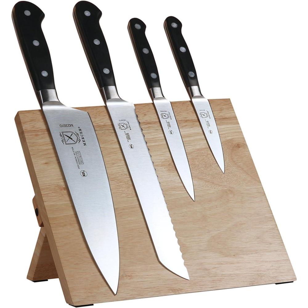 image:imageMercer Culinary Renaissance 5Piece Magnetic Board Set BambooRubberwood