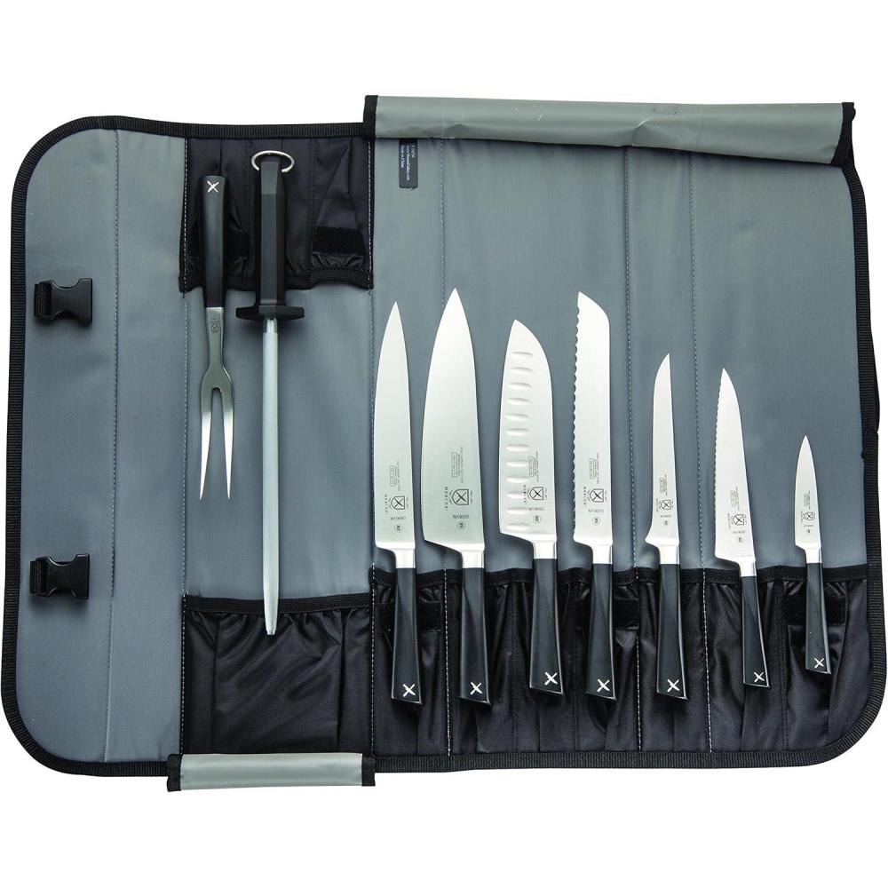 image:imageMercer Culinary Zm 7Piece Forged Knife Set in RollBlack10