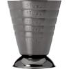 Barfly Bar Measuring Cup, 2.5 oz., Gun Metal Black(Black)