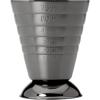 Barfly Bar Measuring Cup, 2.5 oz., Gun Metal Black(Black)
