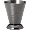 Barfly Bar Measuring Cup, 2.5 oz., Gun Metal Black(Black)