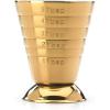 Barfly Bar Measuring Cup, 2.5 oz., Gun Metal Black(Gold)