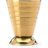 Barfly Bar Measuring Cup, 2.5 oz., Gun Metal Black(Gold)