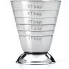 Barfly Bar Measuring Cup, 2.5 oz., Gun Metal Black(Stainless Steel)
