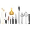 Barfly Bar Sets, 13 Piece, Gold(Gold)