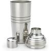 Barfly Double Wall Insulated Cocktail Shaker Tin, 19 oz (550 ml), Stainless (M37157)